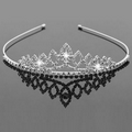 Silver Gorgeous Crystal Bridal Prom Tiara